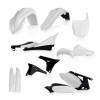 KIT PLÁSTICOS COMPLETO ACERBIS YAMAHA YZ-F 450 2010 - 2013 BRANCO E PRETO